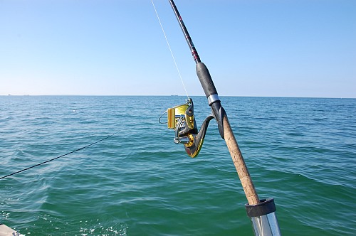 Mecklenburgische Ostsee
Fishing rods on the boat<br />
Recreational fishing / angling equipment
Michael Müller
